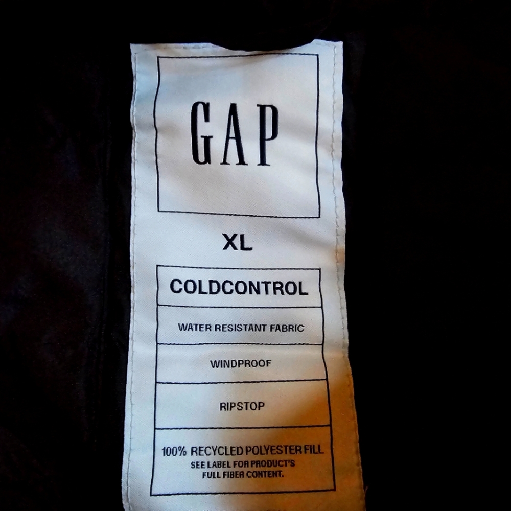 Gap coldcontrol puffer jacket